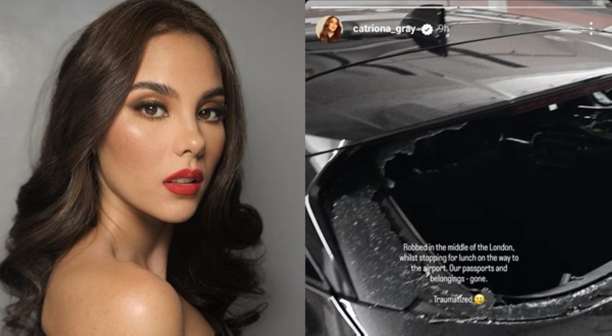 Catriona nabasagan na nga ng kotse, pinagnakawan pa sa London