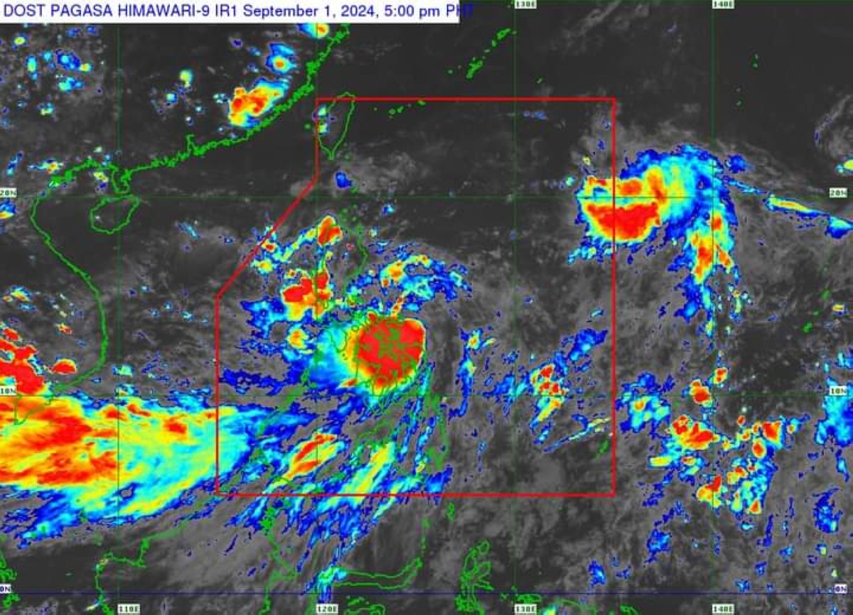 Enteng, bahagyang lumakas habang nasa katubigan ng Northern Samar