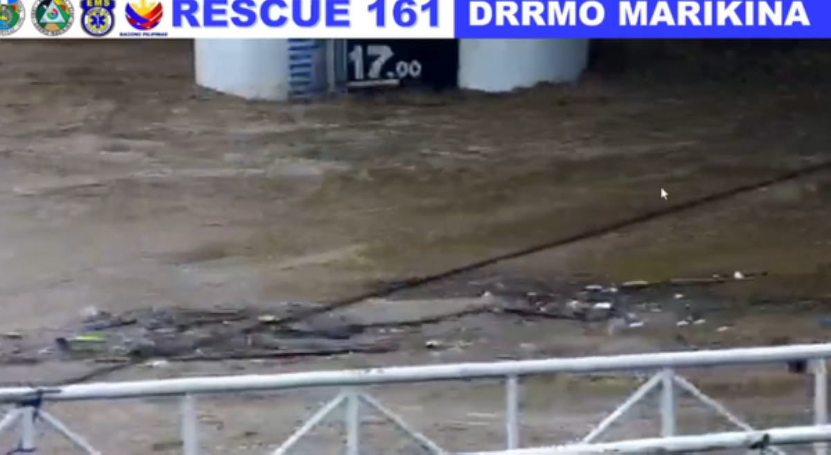 Tubig sa Marikina River, itinaas sa ikalawang alarma