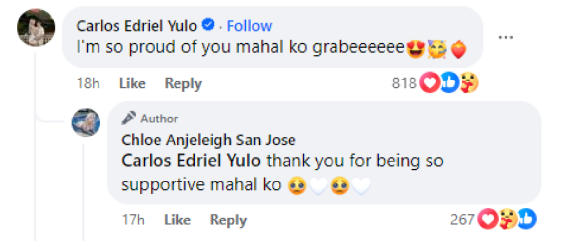 Photo courtesy: Screenshots from Chloe Anjeleigh San Jose (FB)