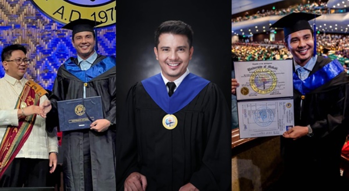 Makalipas ang 17 taon: Ejay Falcon, natapos na ang BA Political Science!