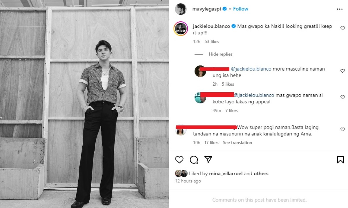 Photo courtesy: Mavy Legaspi (IG)