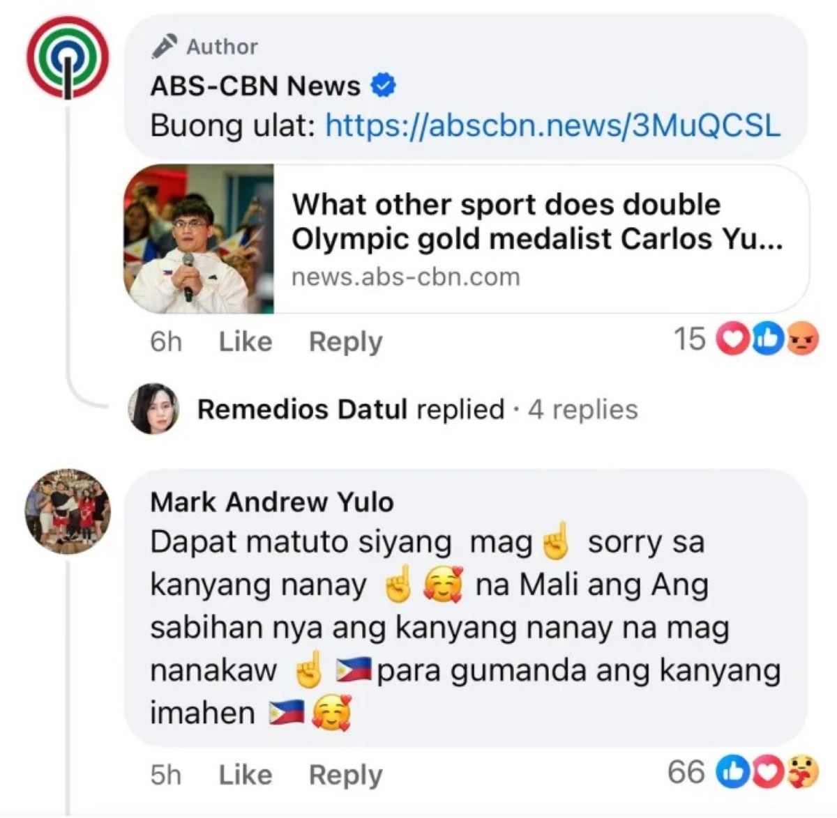 Photo courtesy: Screenshot from ABS-CBN News via Pinoy Trending (FB)