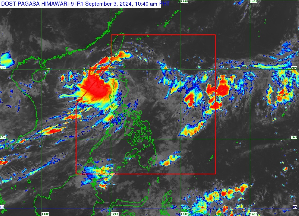 Enteng, muling lumakas habang nasa katubigan sa kanluran ng Ilocos Norte
