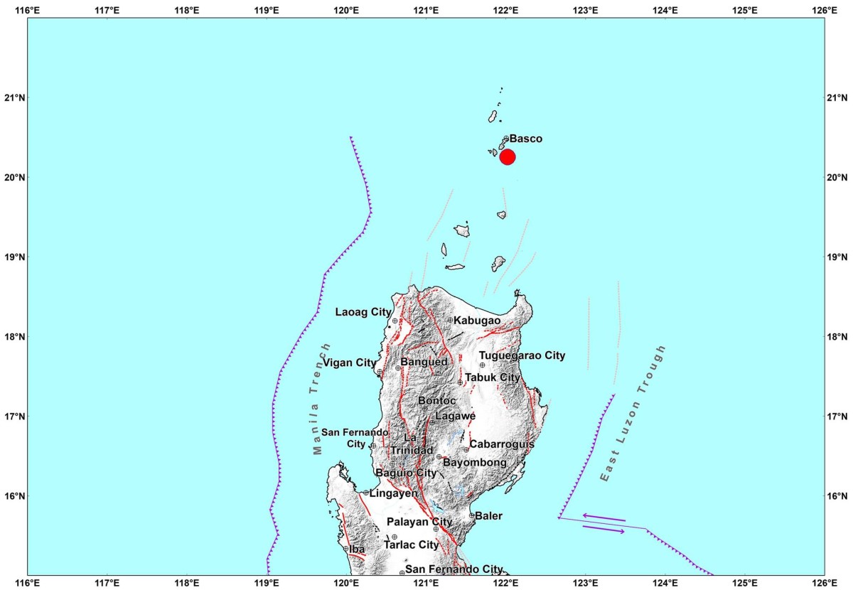 Batanes, niyanig ng magnitude 4.4 na lindol