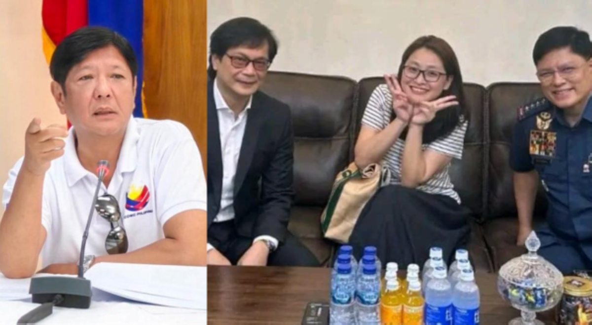 PBBM, nag-react sa selfies ni Guo kasama sina Abalos, Marbil at ibang gov't employees