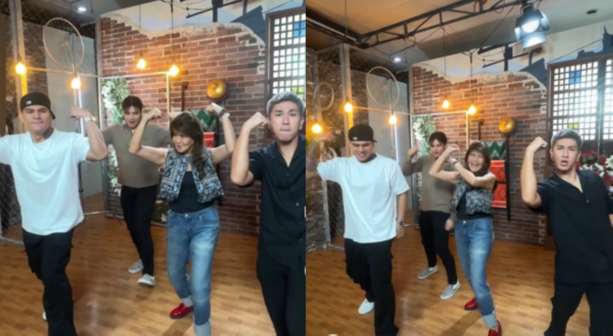 PANOORIN: Sen. Imee umindak, 'di nagpahuli sa 'Maybe This Time' dance challenge