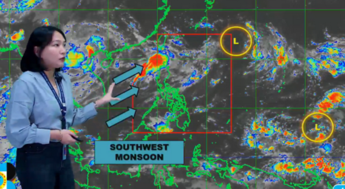 2 LPA sa labas ng PAR, posibleng maging bagyo -- PAGASA