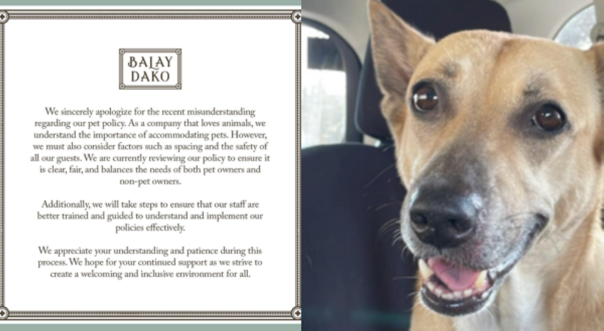 Public apology ng 'pet-friendly' resto, hindi raw katanggap-tanggap?