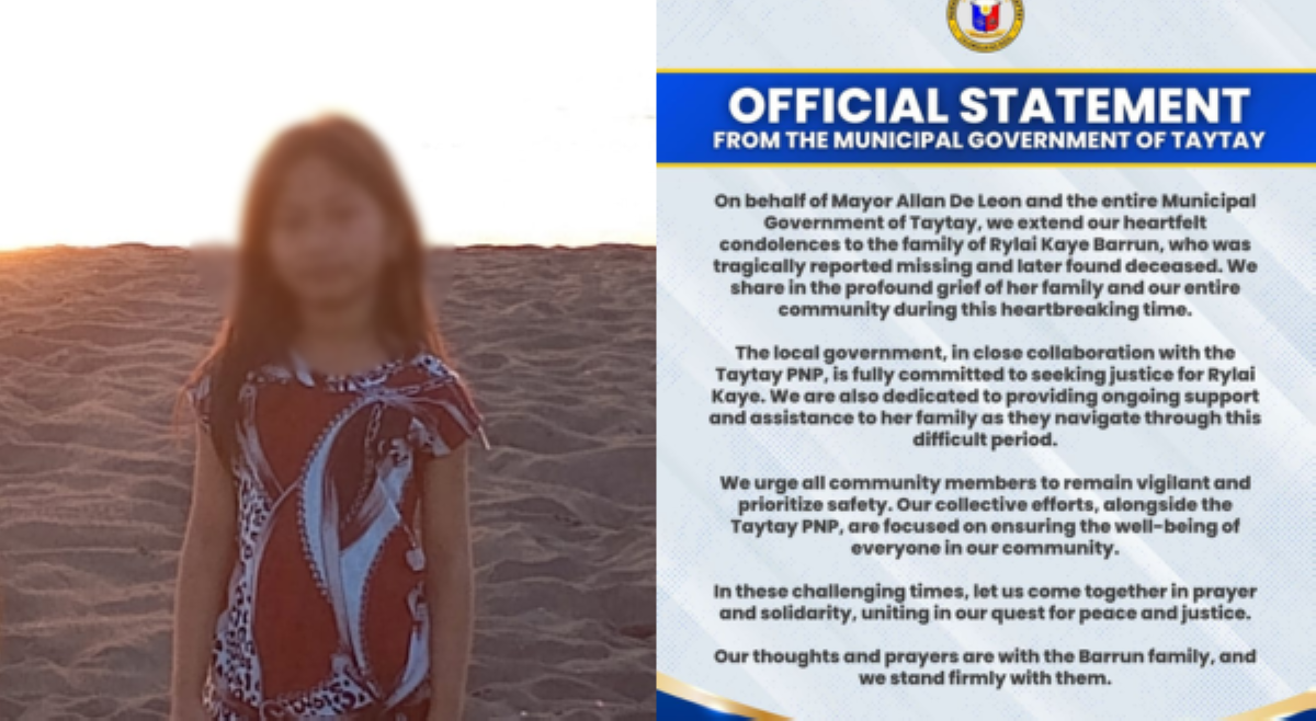 8-anyos na nawawalang batang babae sa Rizal, natagpuang patay
