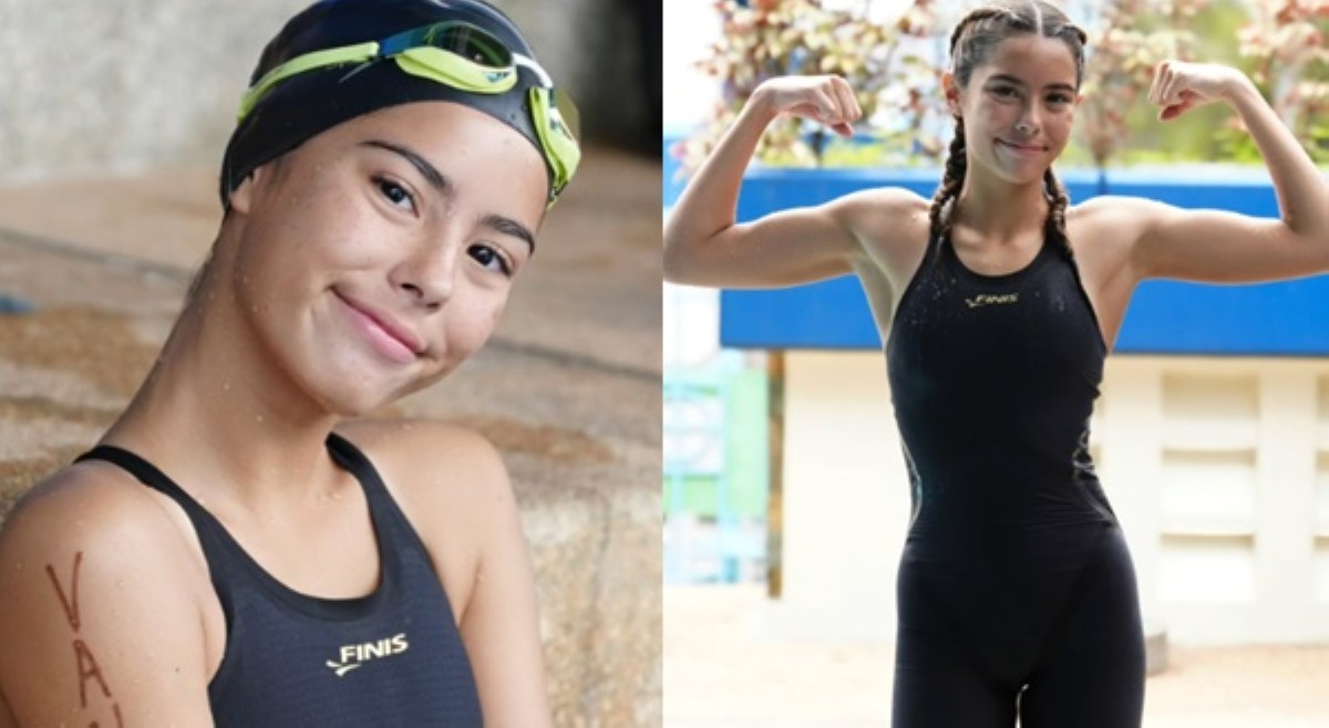Kendra Kramer, balik-paglalangoy; may mensahe sa mga atleta