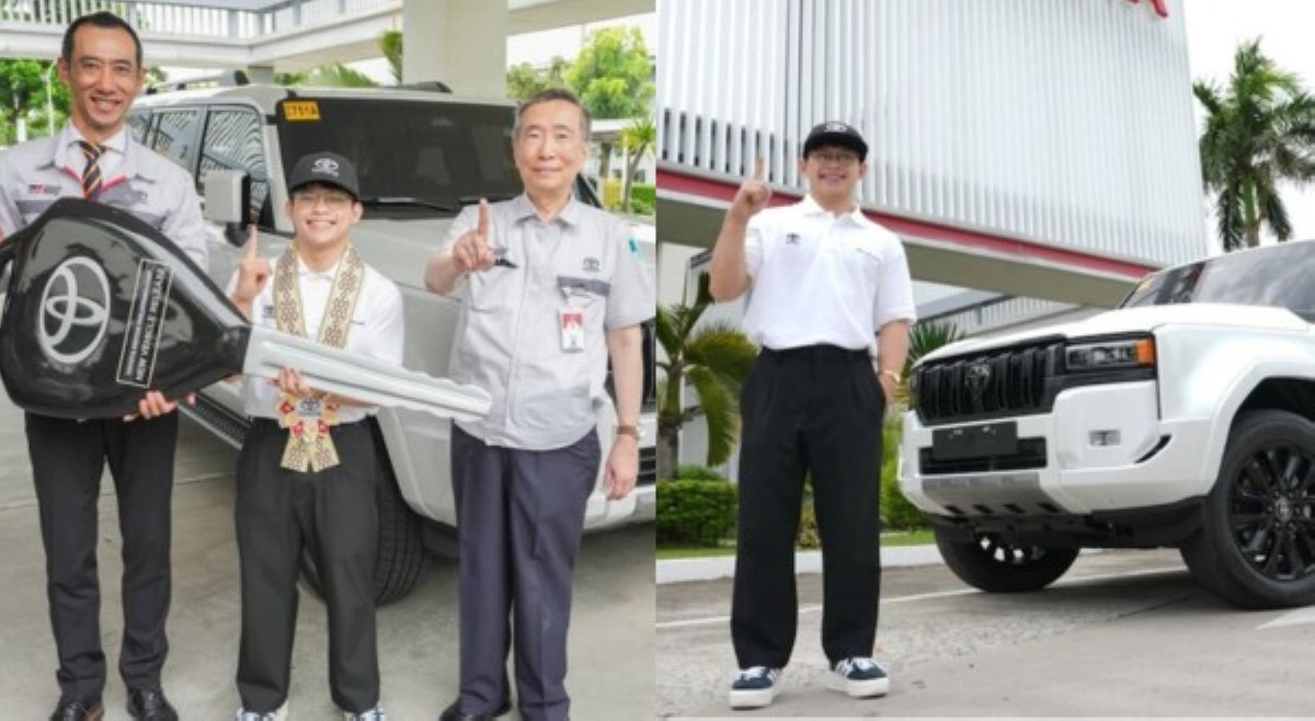 ₱5M-worth na SUV ni Caloy, naibigay na ng Toyota