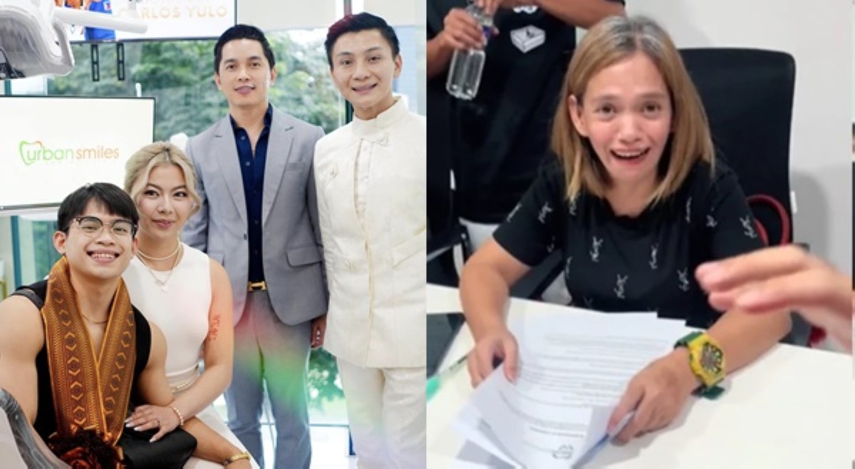 Carlos at Chloe brand ambassadors na rin ng dental clinic, makakatapat ang madir