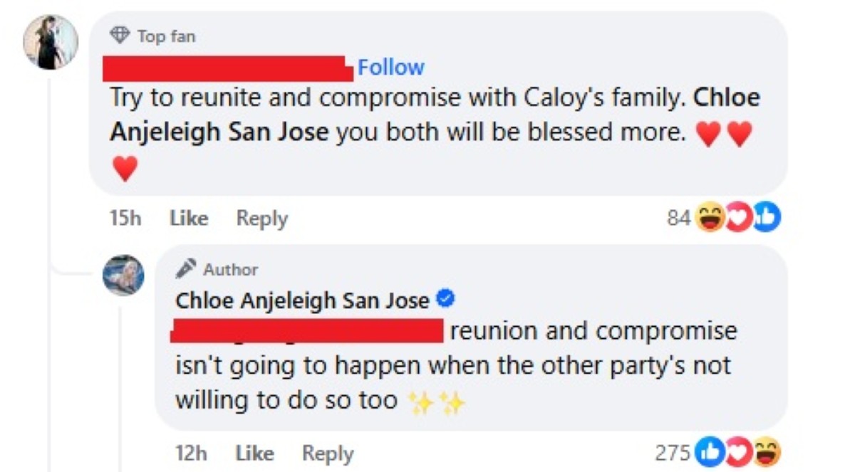 Photo courtesy: Chloe Anjeleigh San Jose (FB)