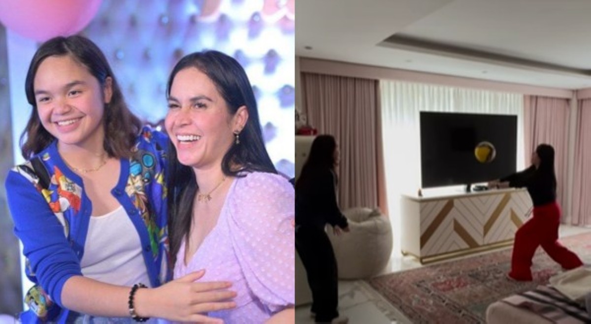 &lsquo;Yung TV!&rsquo; Netizens dinogshow bonding moments ng mag-inang Jinkee, Princess Pacquiao
