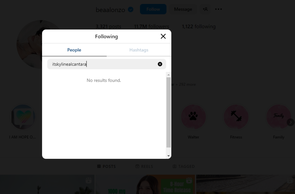 Photo courtesy: Screenshot from Bea Alonzo (IG)