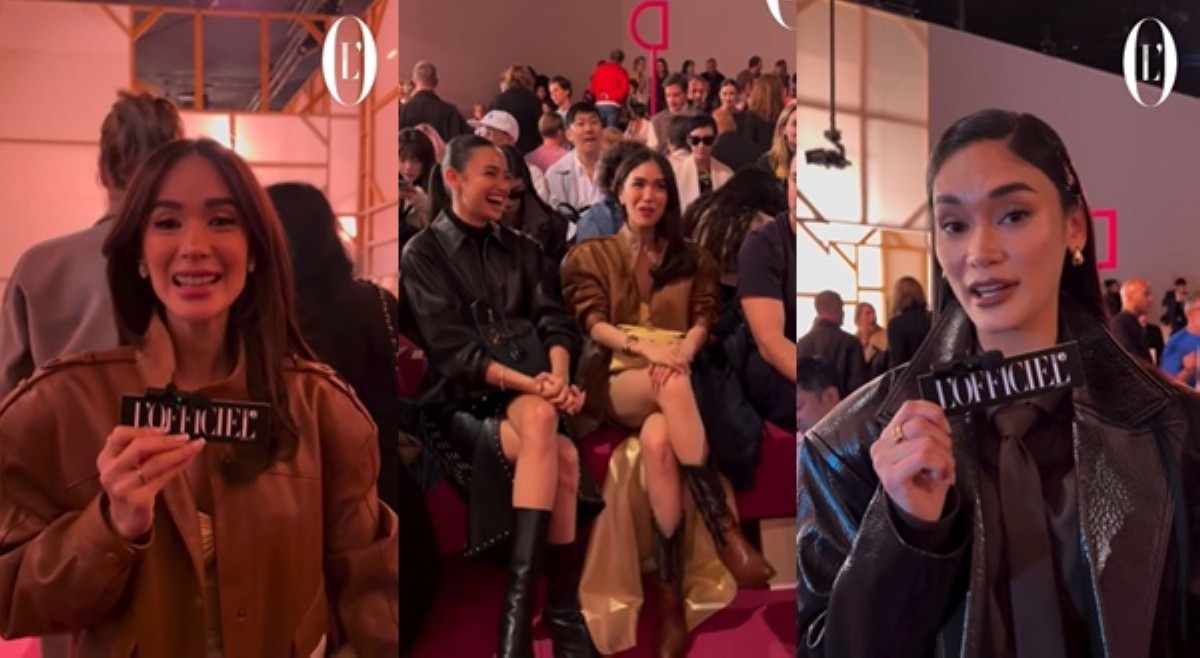 Heart at Pia, nagkrus mga landas sa isang fashion show?