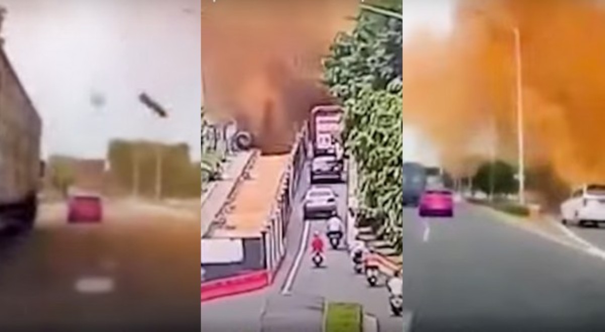 Mga motorista sa China, &lsquo;naulanan&rsquo; ng dumi ng tao mula sa isang sumabog na pipeline 