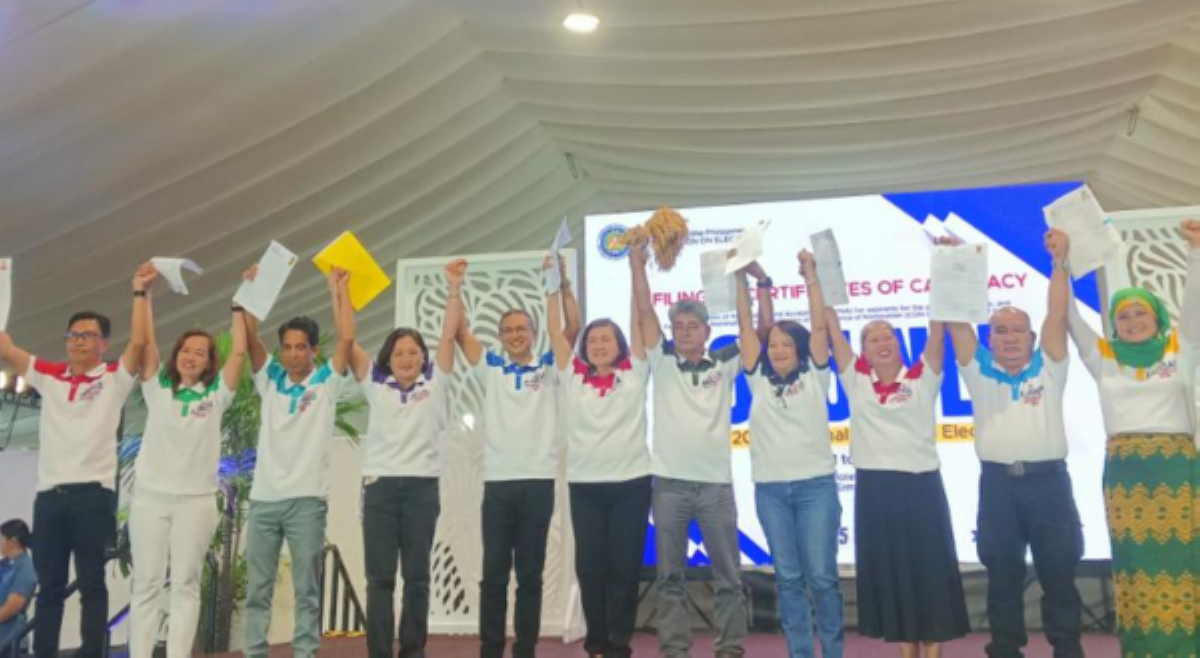 11 senatorial aspirants ng Makabayan, sabay-sabay naghain ng COC