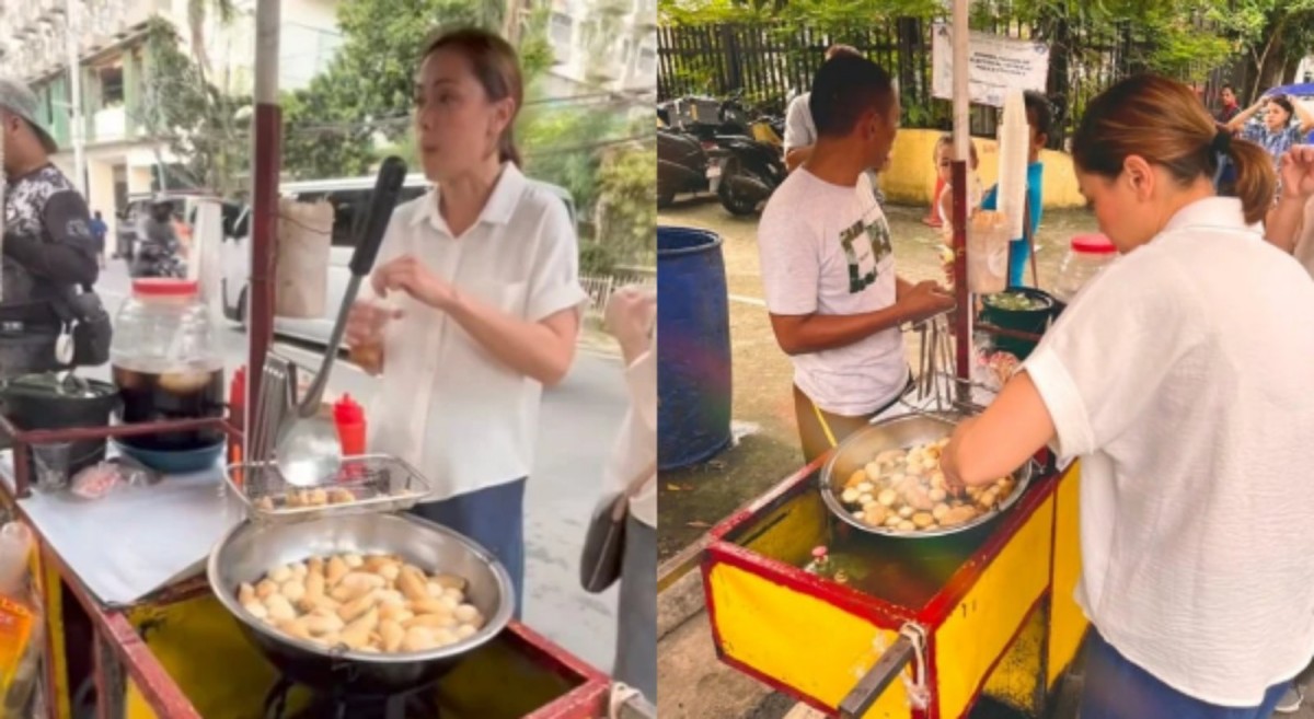 &lsquo;Walang arte!&rsquo; Jodi Sta. Maria, hinangaan sa pagkain ng street foods