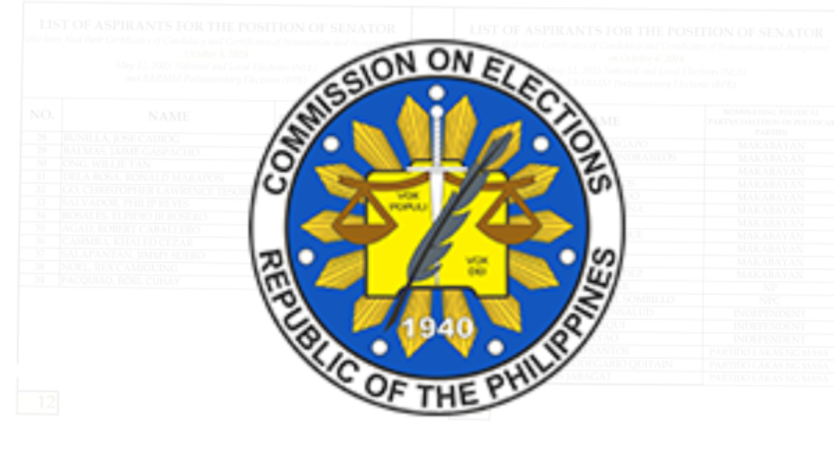 TINGNAN: Listahan ng mga kandidato sa pagka-senador at party-list