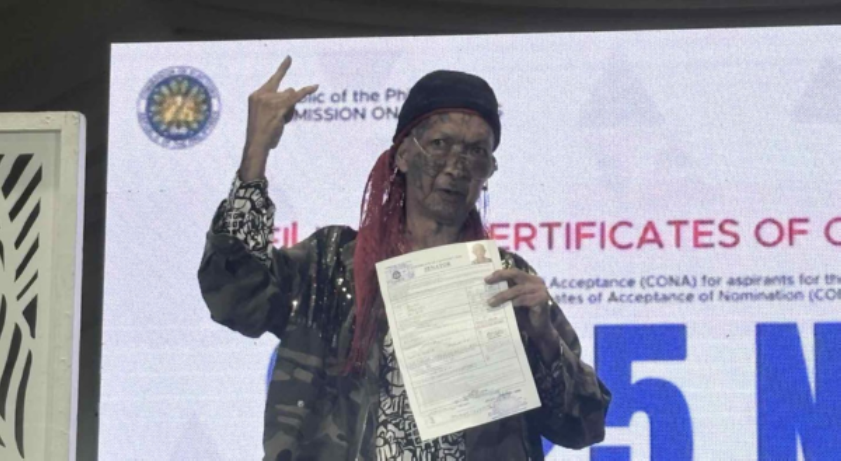 'Half-human, half-zombie' 'Rastaman', kakandidato bilang senador; pabor sa e-sabong