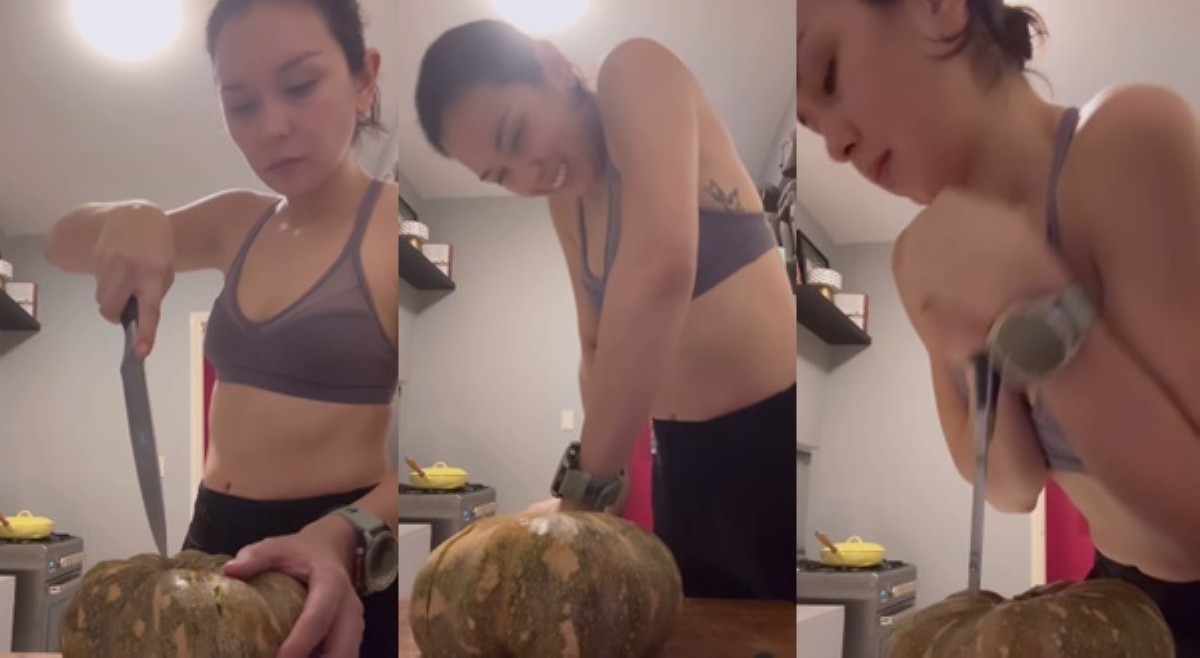 Beauty Gonzalez, sinita sa paraan ng paghiwa ng kalabasa