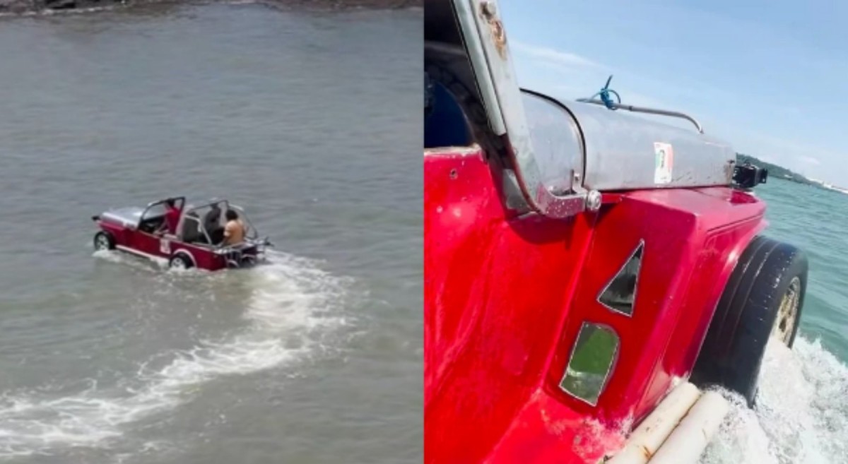 Jeep pandagat na naimbento ng mekaniko, nagpamangha sa netizens