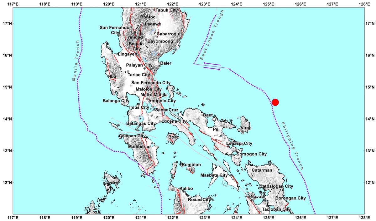 Catanduanes, niyanig ng 4.8-magnitude na lindol