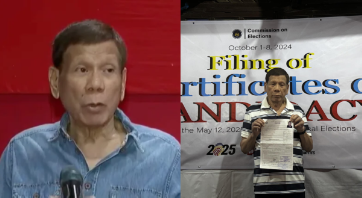 Ex-Pres. Duterte, babawiin kandidatura bilang alkalde ng Davao City; tatakbo umanong senador