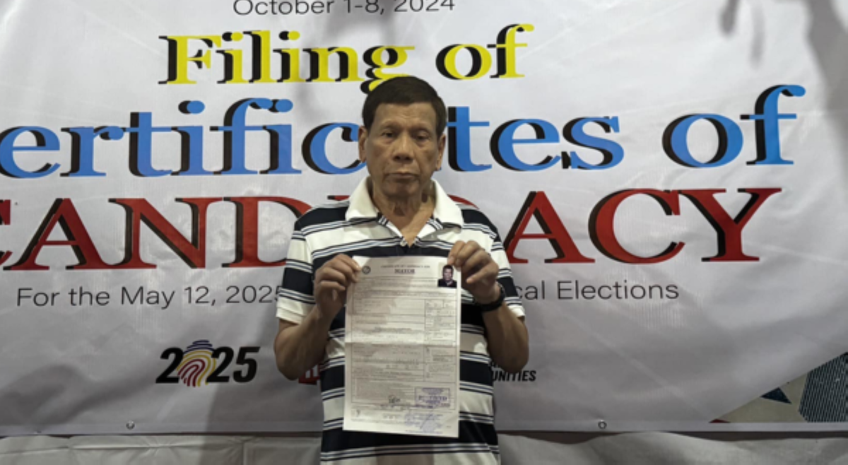 Pagbawi umano ni Ex-Pres. Duterte ng COC sa pagka-alkalde, hindi raw totoo