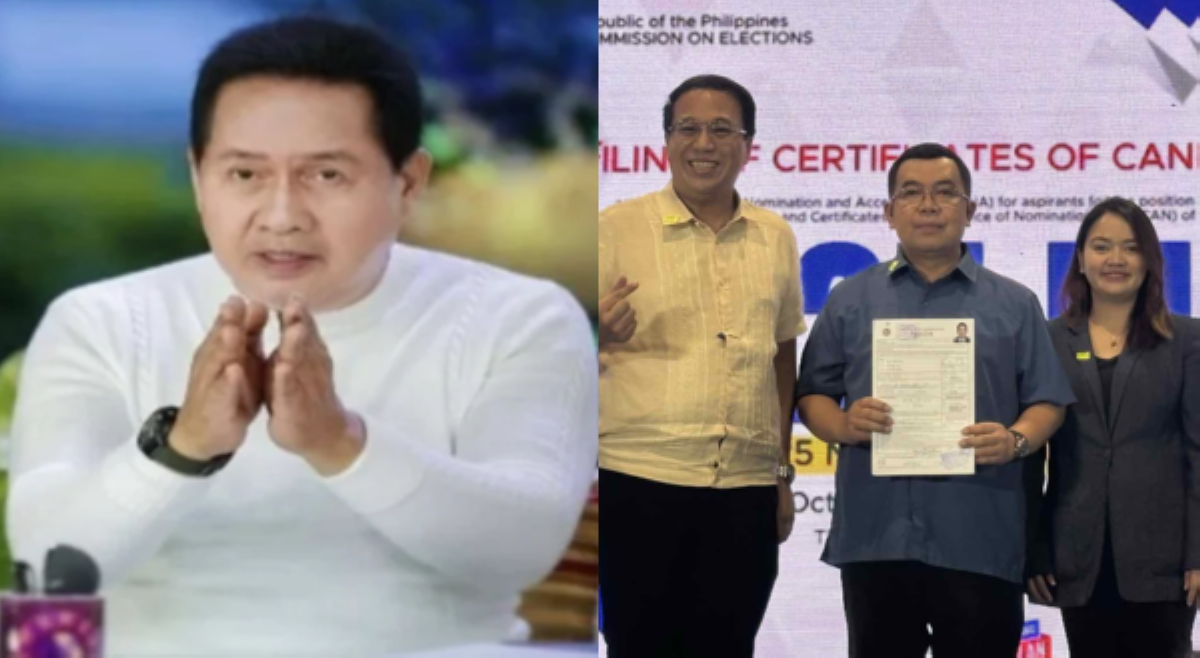 Apollo Quiboloy, naghain ng COC sa pagkasenador: &lsquo;Dahil sa Diyos at Pilipinas&rsquo;