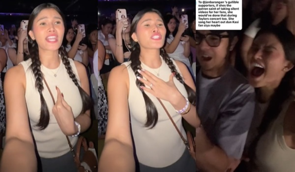 Jen Barangan, kinuyog matapos mag-lights on recording sa Olivia Rodrigo concert
