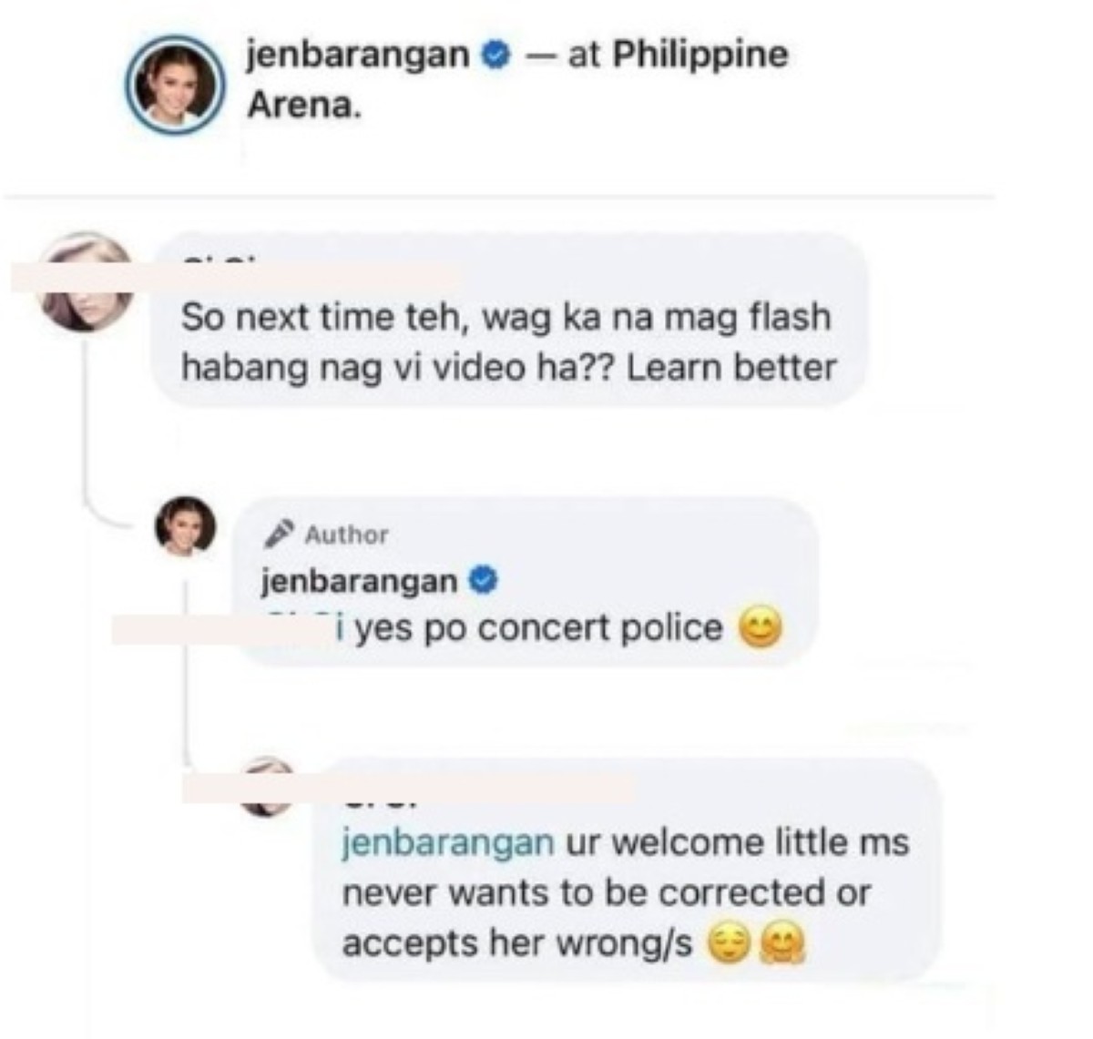 Photo courtesy: Screenshot from Jen Barangan (IG)/via FTTM (FB)