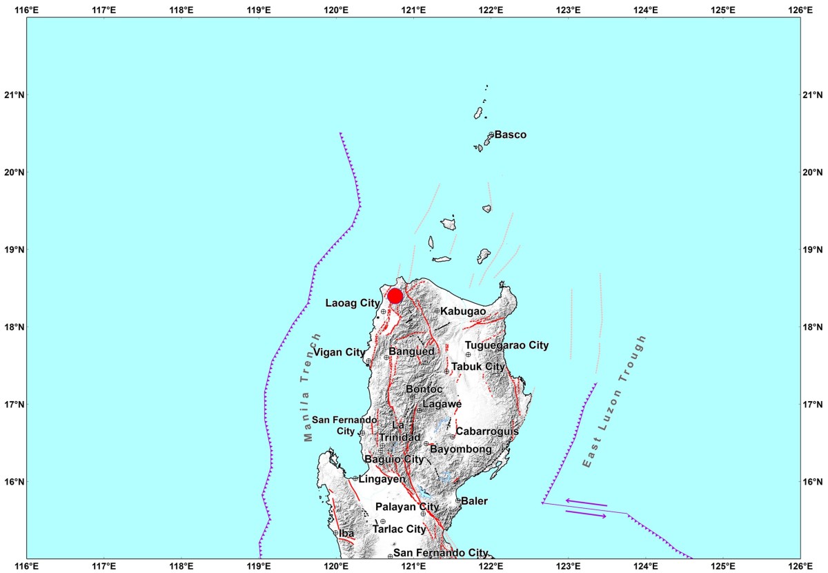 Ilocos Norte, niyanig ng magnitude 4.3 na lindol
