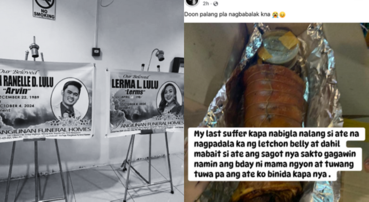 Asawa ng mastermind sa pagpatay sa mag-asawang online seller, nagpadala raw ng lechon bago ang krimen?