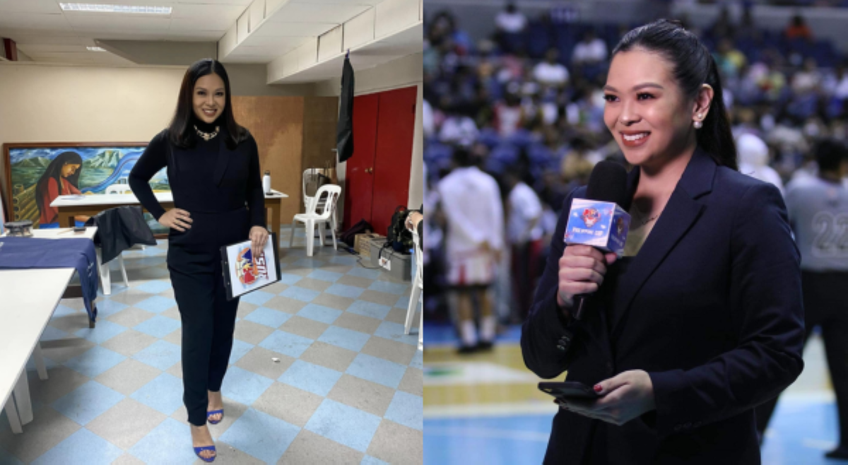 Isang courtside reporter, inelbow daw ng PBA dahil sa pagiging mataba?