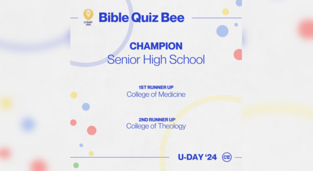 College of Theology kulelat, naungusan ng SHS sa Bible Quiz Bee; umani ng reaksiyon