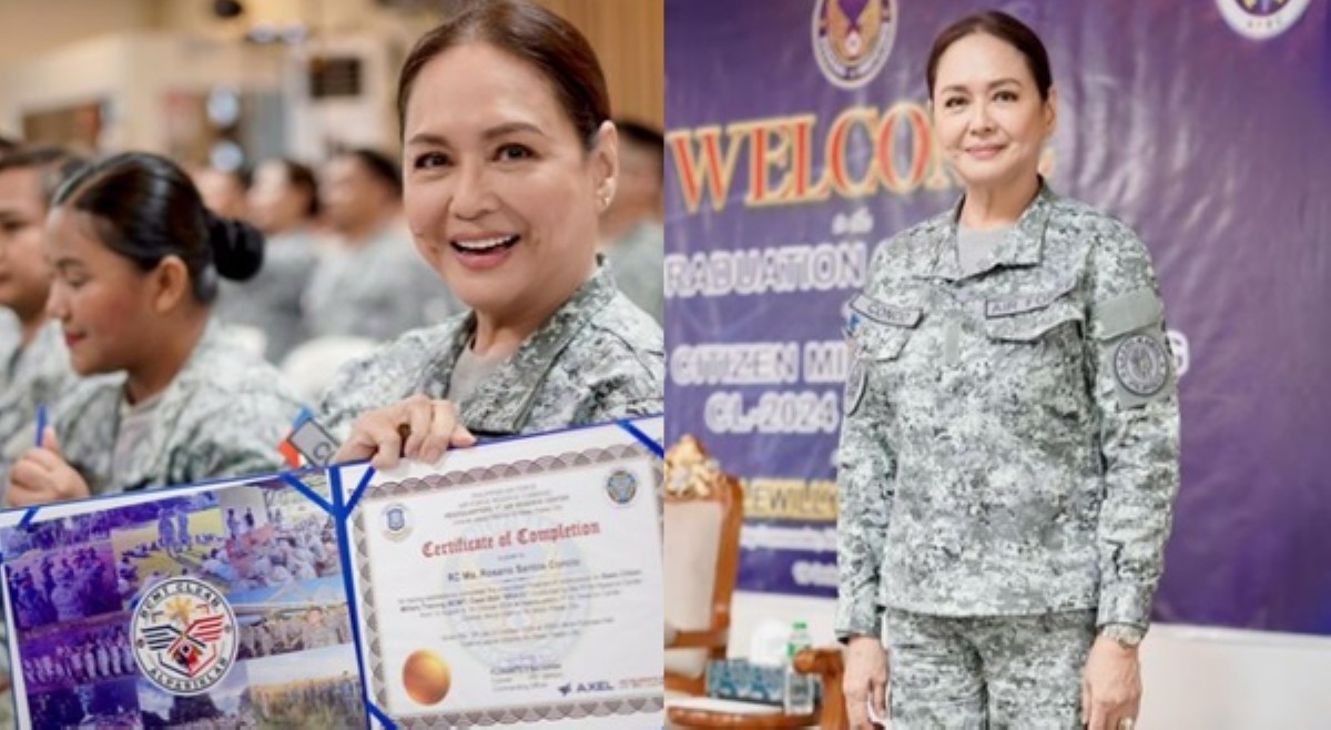 'It's never too late!' Charo Santos, isa nang ganap na PAF Reservist