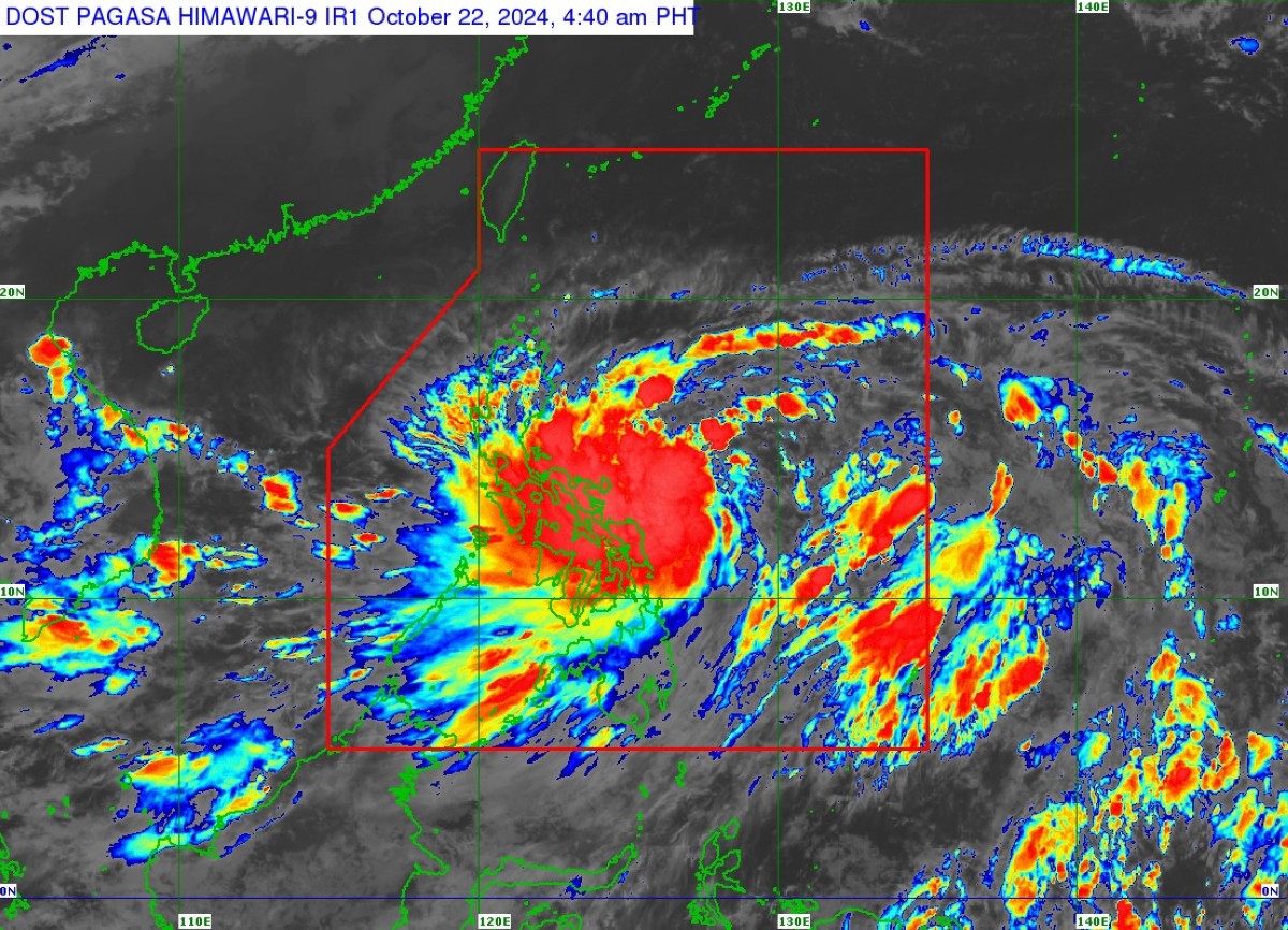 &lsquo;Kristine&rsquo; ganap nang tropical storm;  24 lugar sa PH, itinaas sa Signal No. 1