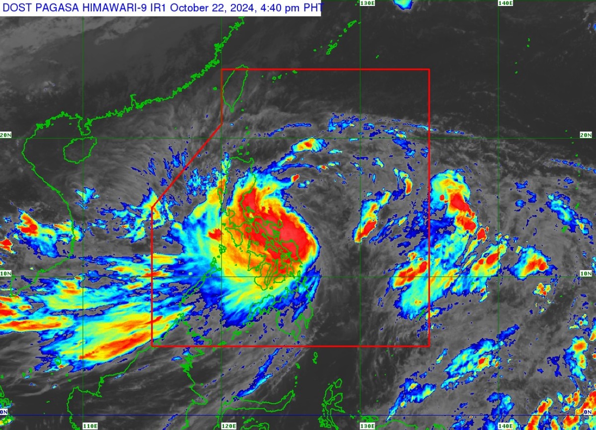 &lsquo;Kristine&rsquo; bahagyang lumakas habang nasa PH Sea ng Bicol Region