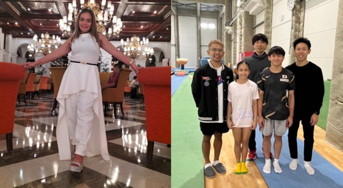 Angelica Yulo, ibinida training ng mga anak sa Japan