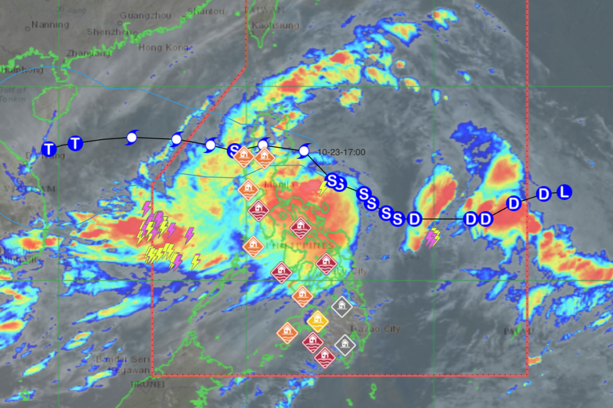 Bagyong Kristine, bahagyang lumakas; 26 na lugar nakataas sa signal #2