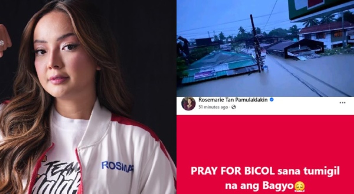 'PRAY FOR BICOL!' Rosmar binaha ng okray, pero tutulong sa mga biktima ng bagyo