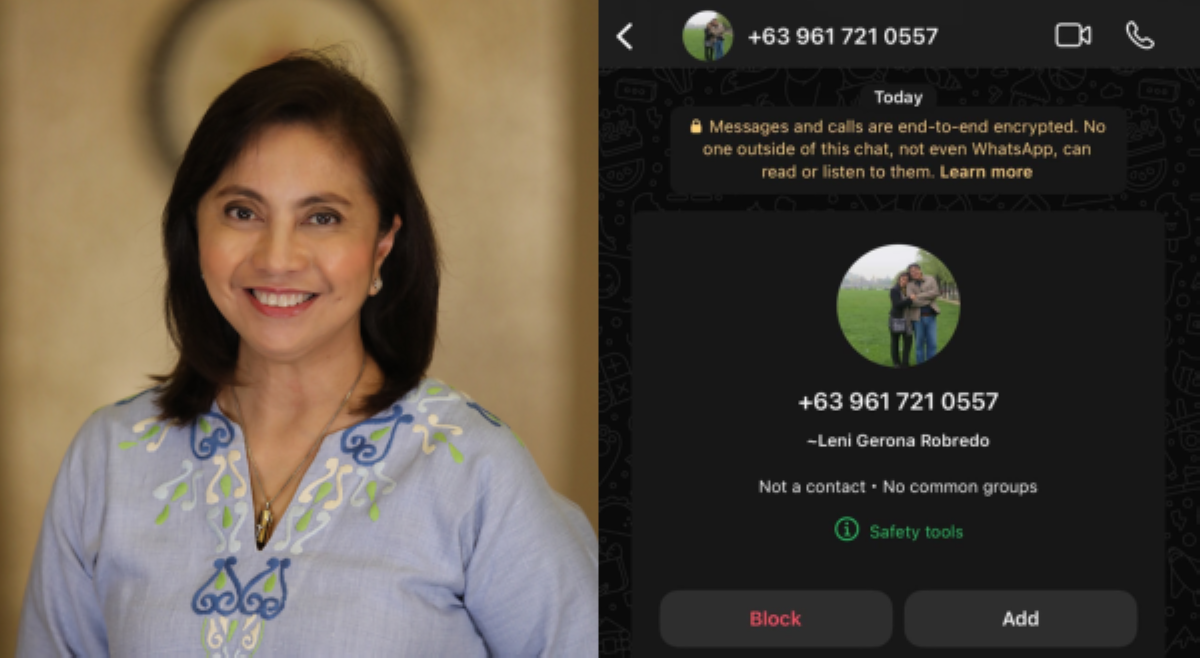 Robredo, nilinaw na &lsquo;di sa kaniya ang number na kumakalat sa message app