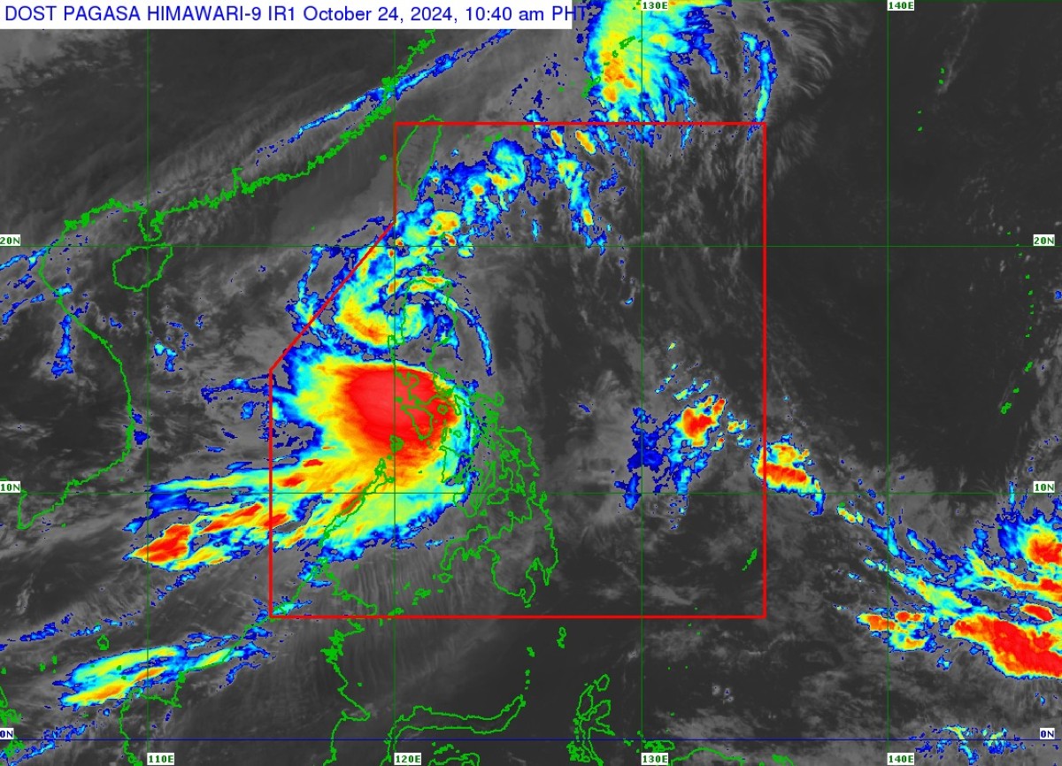 &lsquo;Kristine&rsquo; napanatili ang lakas; nasa vicinity na ng Bauko, Mountain Province