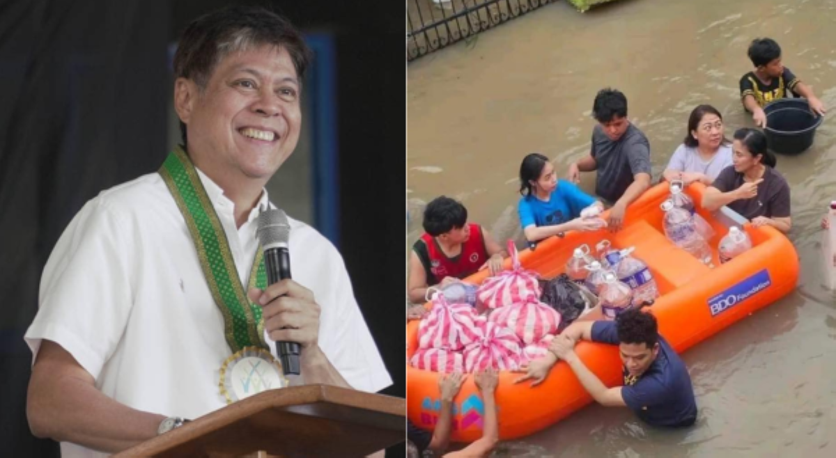 &lsquo;Radikal na pagmamahal!&rsquo; Kiko, very proud sa paglusong ni Leni sa baha para tumulong