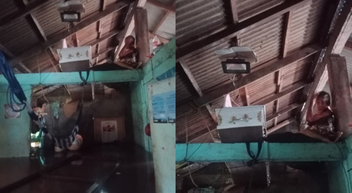 Kabaong, itinaas na lang para iwas-baha: 'Wala na ibang choice...'