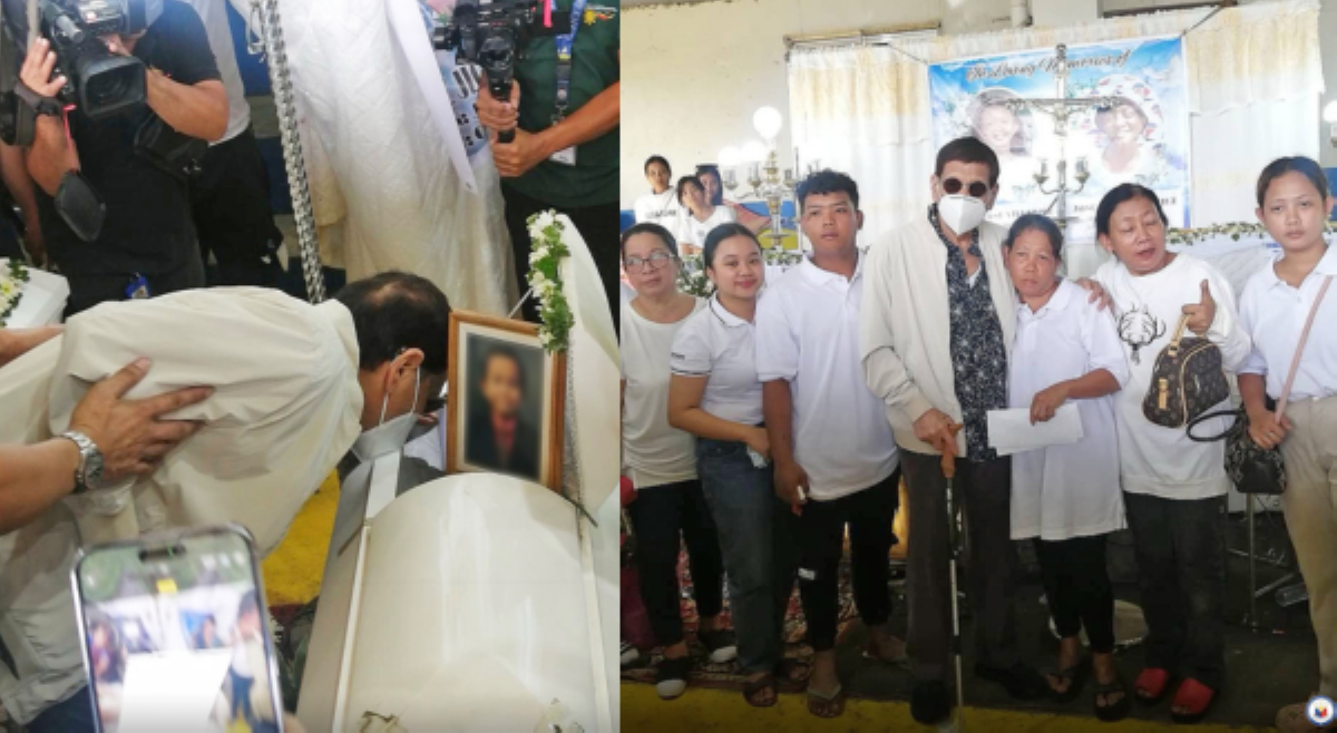 Ex-Pres. Duterte, nakiramay sa mga biktima ng bagyong Kristine sa Batangas