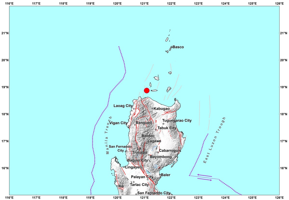 4.9-magnitude na lindol, yumanig sa Cagayan